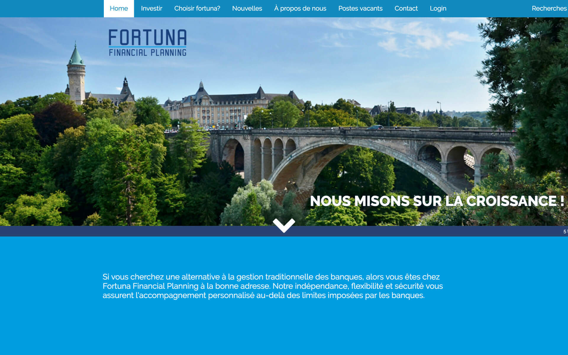 fortunafinancialplanning.lu desktop preview