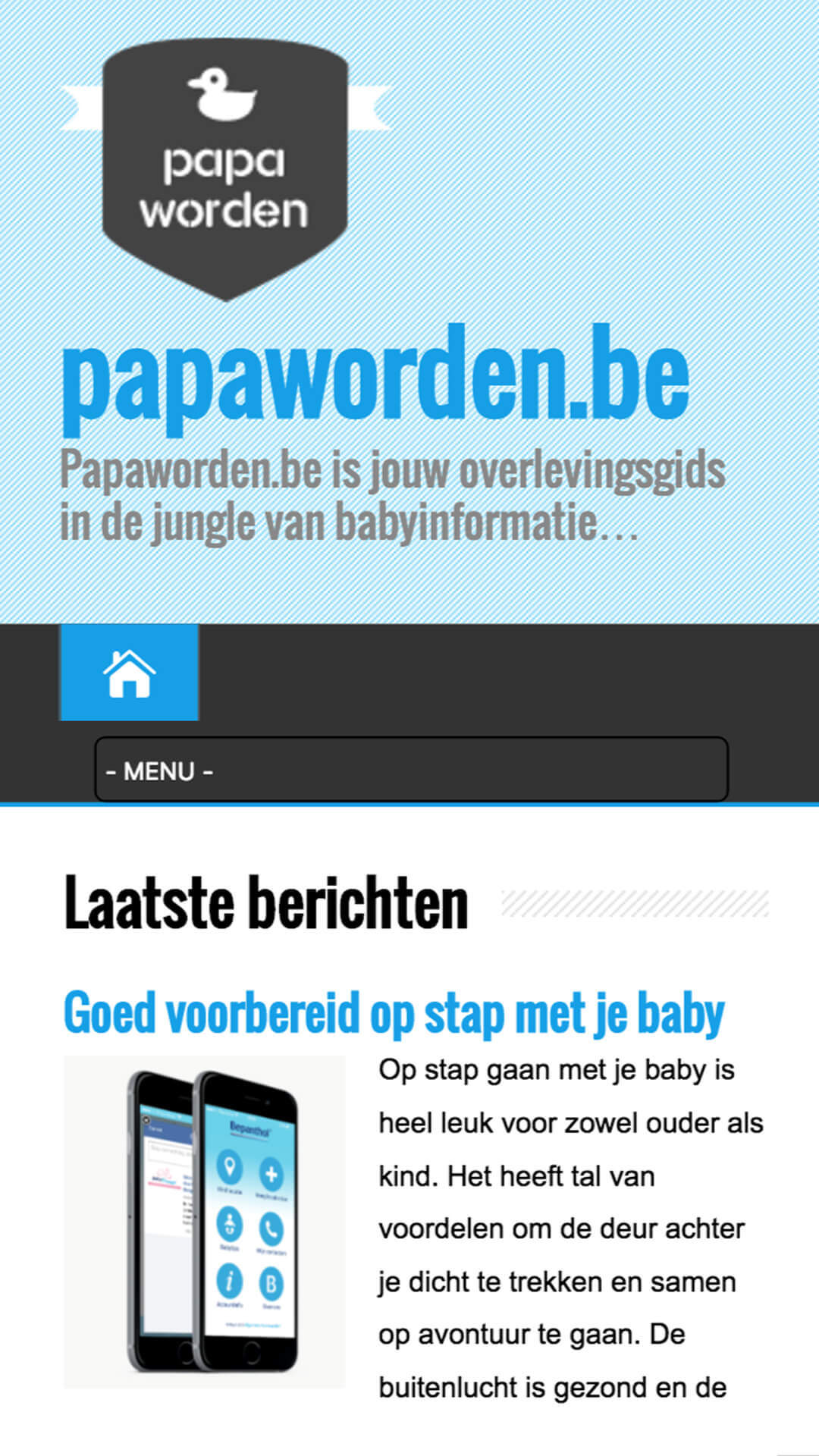 papaworden.be mobile preview