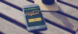 Sfeerbeeld App ontwerp voor de Sport Quiz App