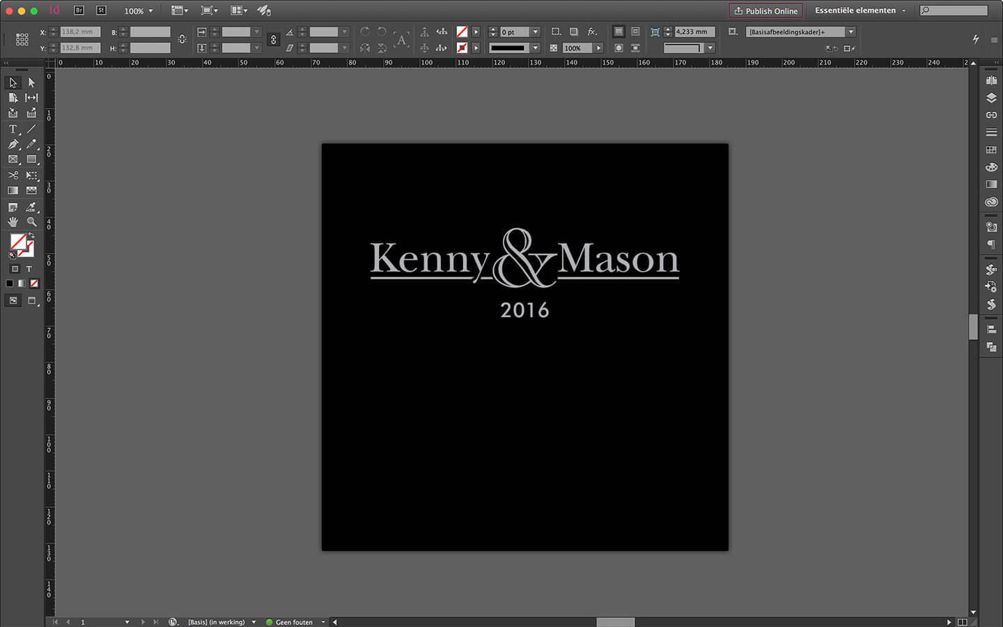 Voorzijde van de product brochure voor Kenny-Mason